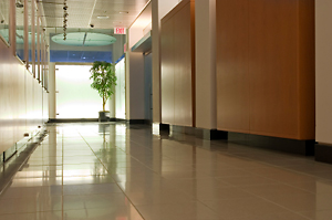 clean tile and grout floor